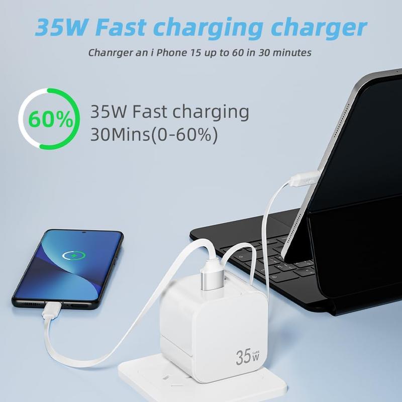 35W Retractable GaN Fast Charger